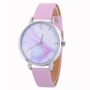 Ladies watch with color-changing belt