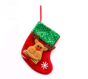 Christmas Decorations Santa Claus Socks Christmas Tree Pendant Christmas Socks Gift Bag Christmas Bag