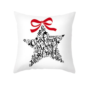 Christmas office sofa printing throw pillow