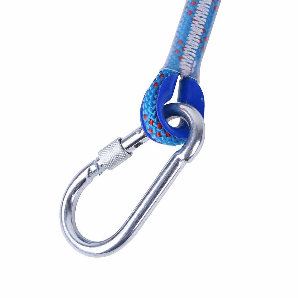 Outdoor Funny Dog Toy Stainless Steel Spring Suspension Cotton String Households Outdoor Toy Training