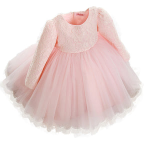 Lace princess dress girls summer dress