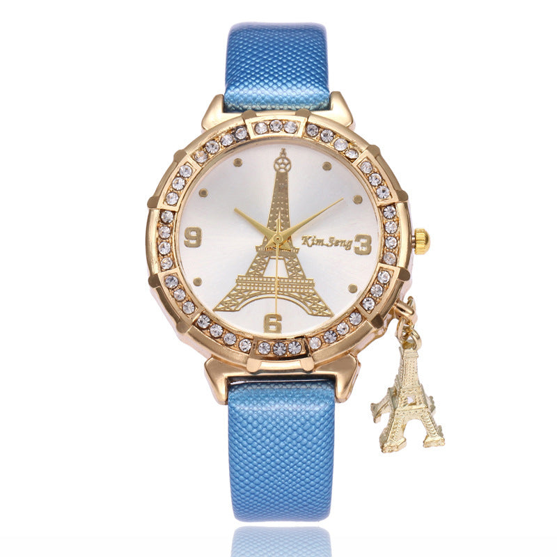 Tower pendant ladies watch