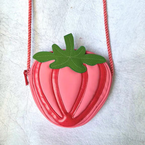 New Cute Three-dimensional Strawberry Shoulder Bag