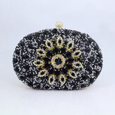 New Sunflower Diamond Evening Bag Women's Cheongsam Formal Dress Evening Handbag