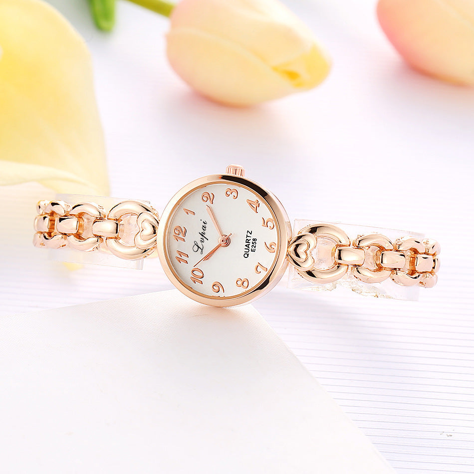 Foreign trade AliExpress ebay explosion models Lvpai brand watch diamond alloy simple ladies bracelet watch women's watch