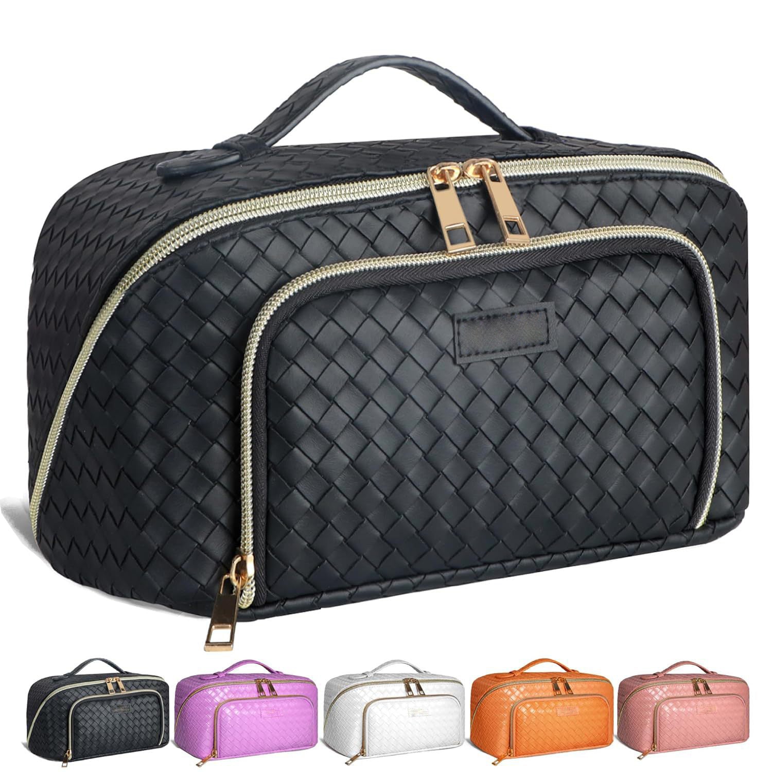 Large-Capacity Cosmetic Bag Portable Waterproof Makeup Storage Case Women Multifunction Bathroom Toiletries Organizer Pouch Item