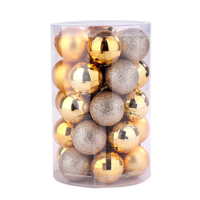 34 Christmas Ball Set 4cm Christmas Ornaments