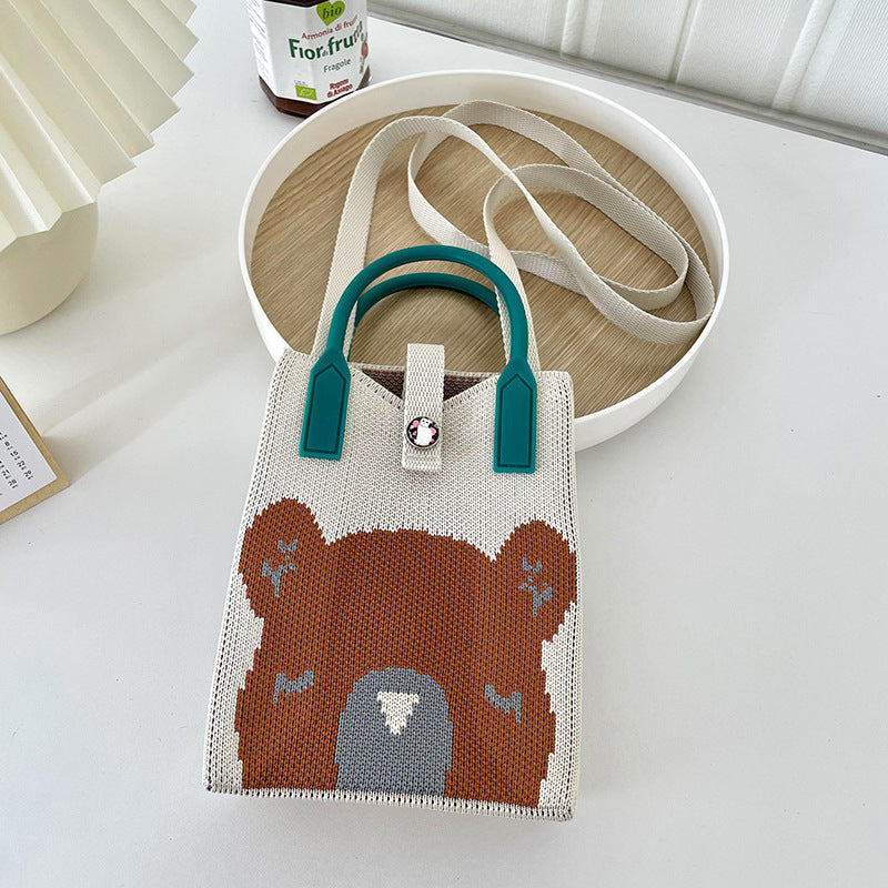 Love Mini Knit Shoulder Crossbody Bag