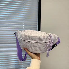 Leisure Commute Crossbody Waist Bag Simple Chest Bag