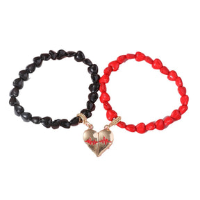 Love Heart Series Magnetic Pendant Bracelet