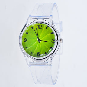 Korean Fashion And Beautiful Color Jelly Student Casual Watch