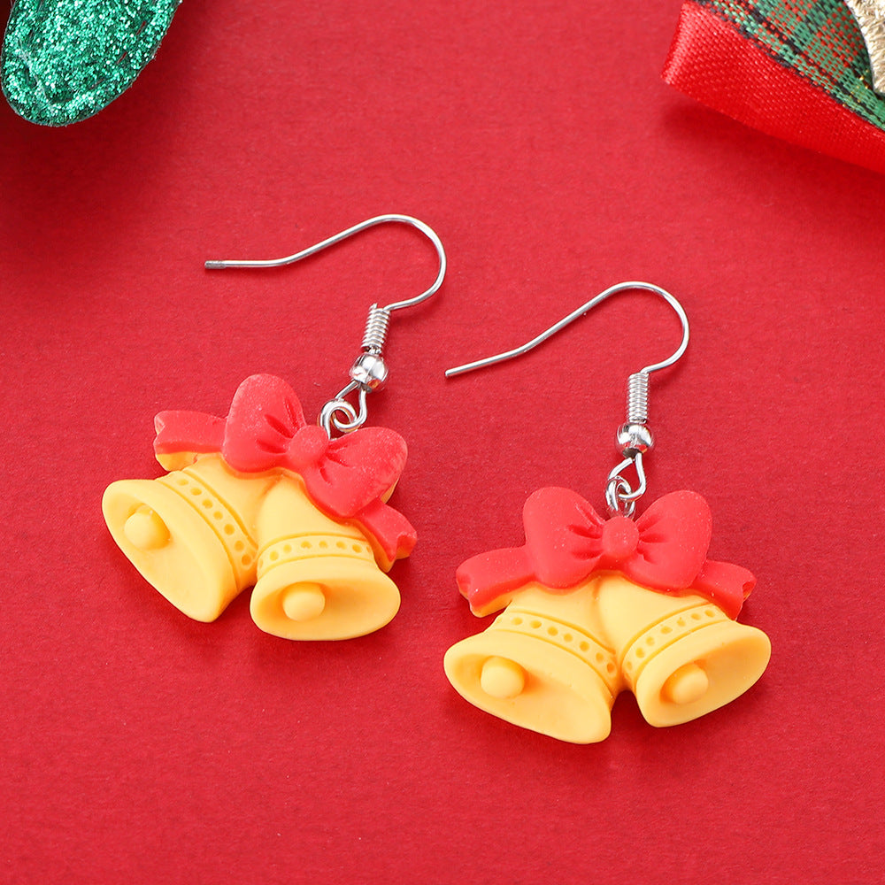 Cartoon Creative Christmas Earrings Fashion