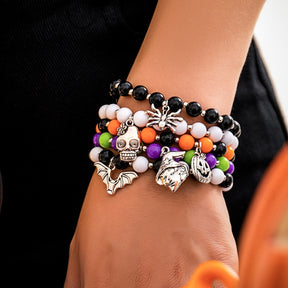 European And American Halloween New Skull Pumpkin Bracelet Suit