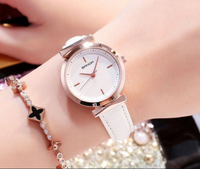 Girls watch Korean version of the retro trend scale waterproof quartz watch