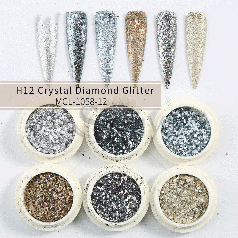 Glitter Set Mermaid Aurora Nail Powder