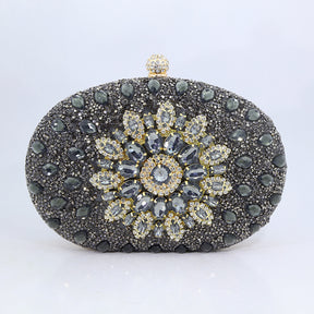 New Sunflower Diamond Evening Bag Women's Cheongsam Formal Dress Evening Handbag