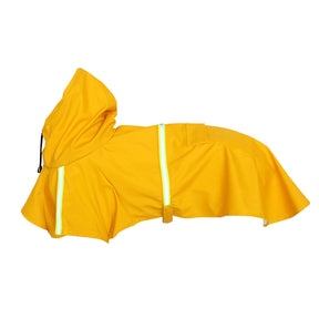 Dog Raincoat,Waterproof Dog Rain Jacket With Safety Reflective Stripe,Hooded Slicker Dachshund Doggy Dog Poncho With Leash For Dogs And Puppies