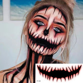 Halloween Mouth Tattoo Stickers