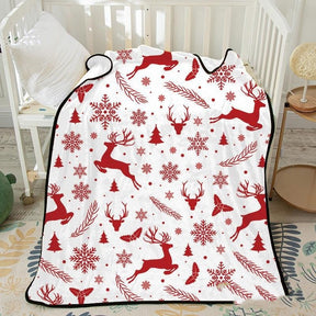 Christmas Flannel Printed Blanket