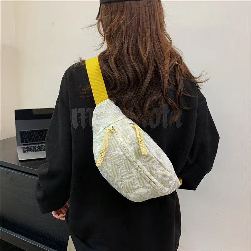 Leisure Commute Crossbody Waist Bag Simple Chest Bag