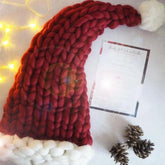 Christmas Plush Hat With Pompom Cute Winter Hat For Women Men Child