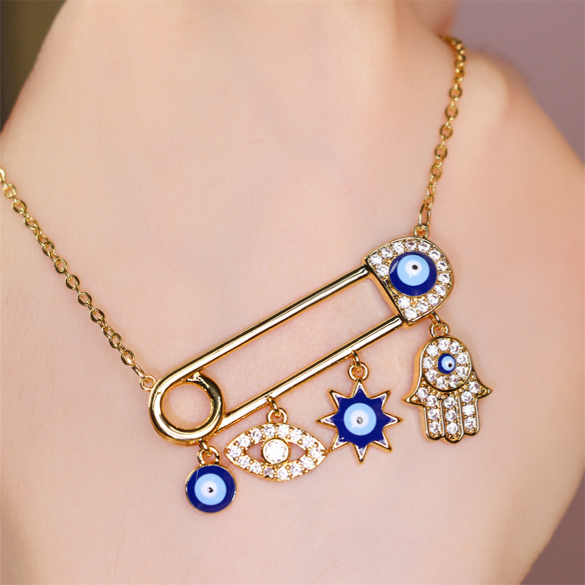 Fashion Personality Clip Elegant Necklace