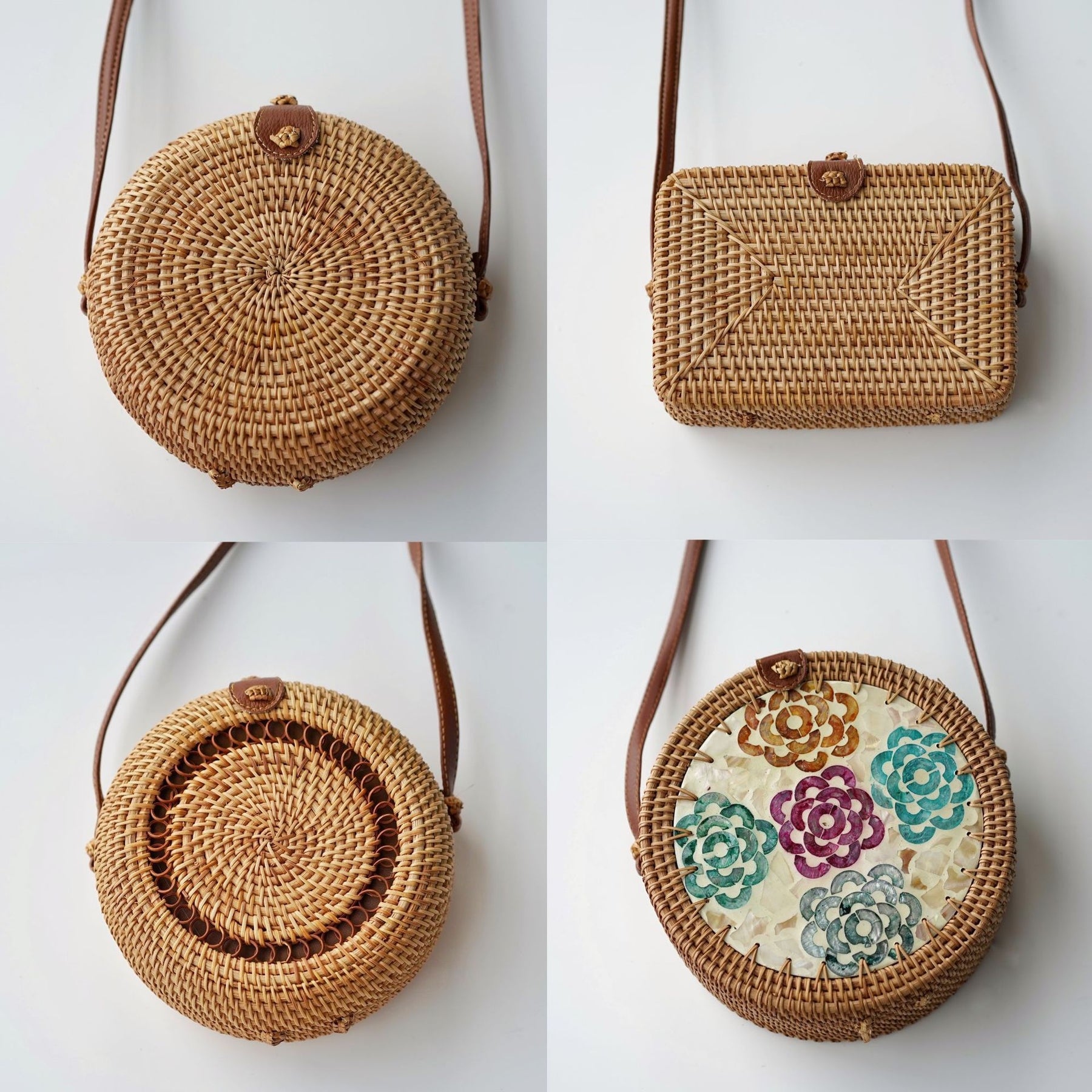 Fashion Personality Retro Rattan Weave Bag