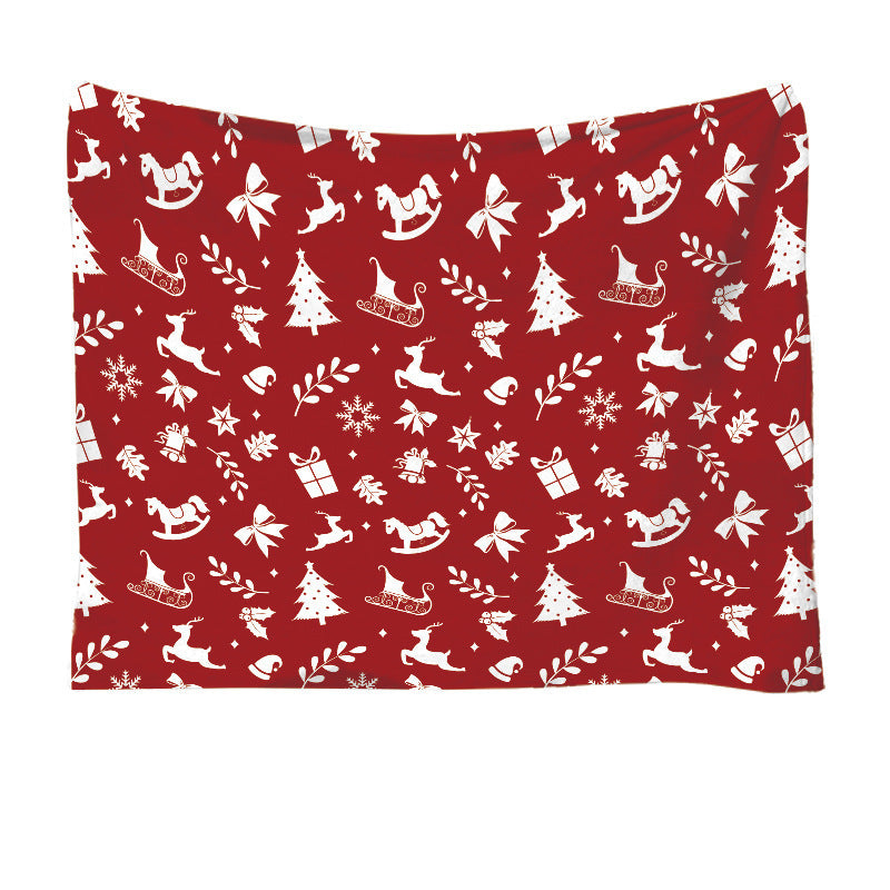 Christmas Flannel Printed Blanket