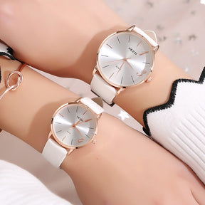 Couple belt waterproof watch