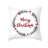 Christmas office sofa printing throw pillow