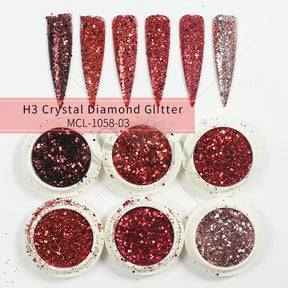 Glitter Set Mermaid Aurora Nail Powder