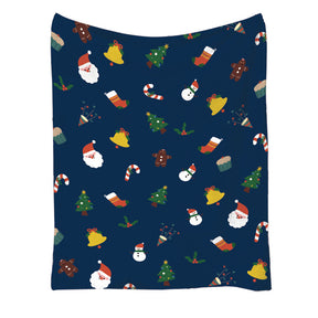 Christmas Flannel Printed Blanket