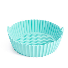 Silicone Basket Pot Tray Airfryer Liner For Air Fryer Reusable Container Accessories Pan Baking Mold Canister Shape Protector