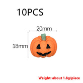 Resin Wansheng Flat Pumpkin Diy Cream Glue Phone Case Stickers Material