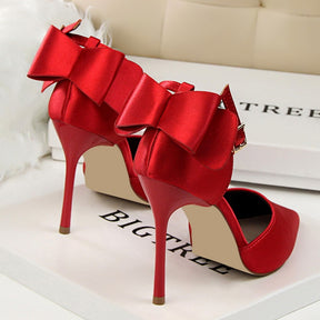 Spring new bed high heels stiletto wedding shoes