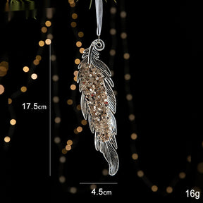 Christmas Decorations Sequins Acrylic Transparent Pendant