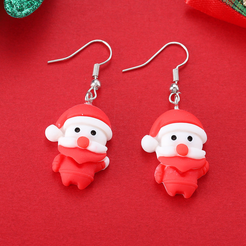 Cartoon Creative Christmas Earrings Fashion