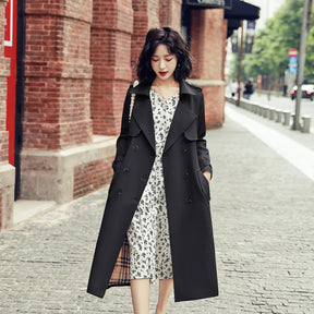 Fashion Mid-length Trench Coat Women's Clothing