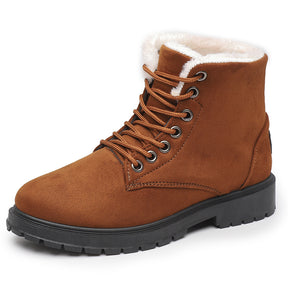 Snow Boots Fleece-lined Thickened Shoes Winter Warm Non-slip