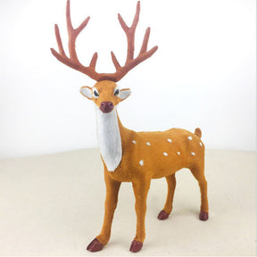 Christmas deer simulation elk Christmas window layout props desktop ornaments deer Christmas decorations