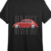 Classic Bug Never Dies Beetle T-shirt Fun Men's Short Sleeve Pattern T-shirt Series