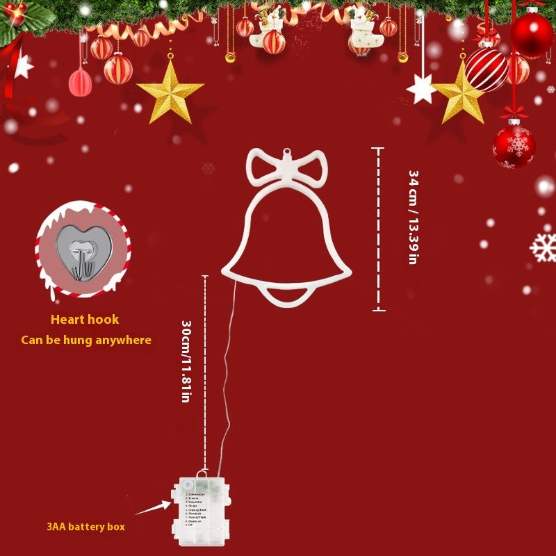 Christmas Bell Hanging Lamp Atmosphere Christmas Tree Decoration