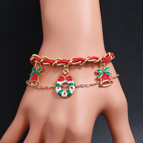 European And American Christmas New Bracelets Snowflake Christmas Tree