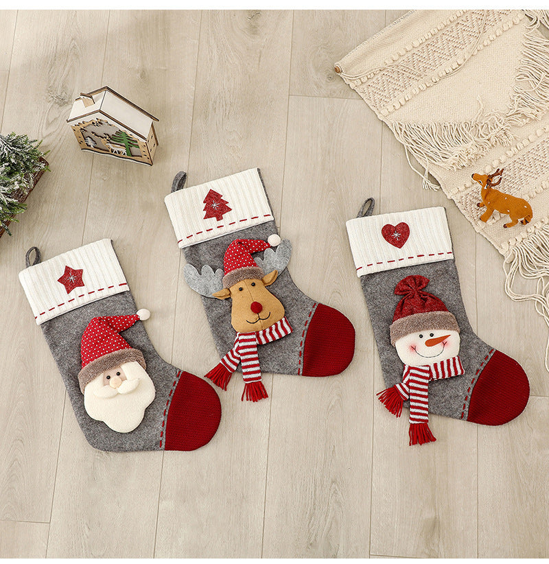 Christmas Decoration Big Socks Pendant