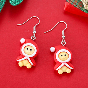 Cartoon Creative Christmas Earrings Fashion