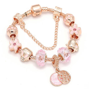 Fashion Love Geometric Rose Gold Bracelet Women's Jewelry