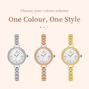 OLEVS 9903 Women's Watch High Quality Fashion Elegant Diamond Waterproof dial Stainless Steel Luxury Original Quartz Women Watch