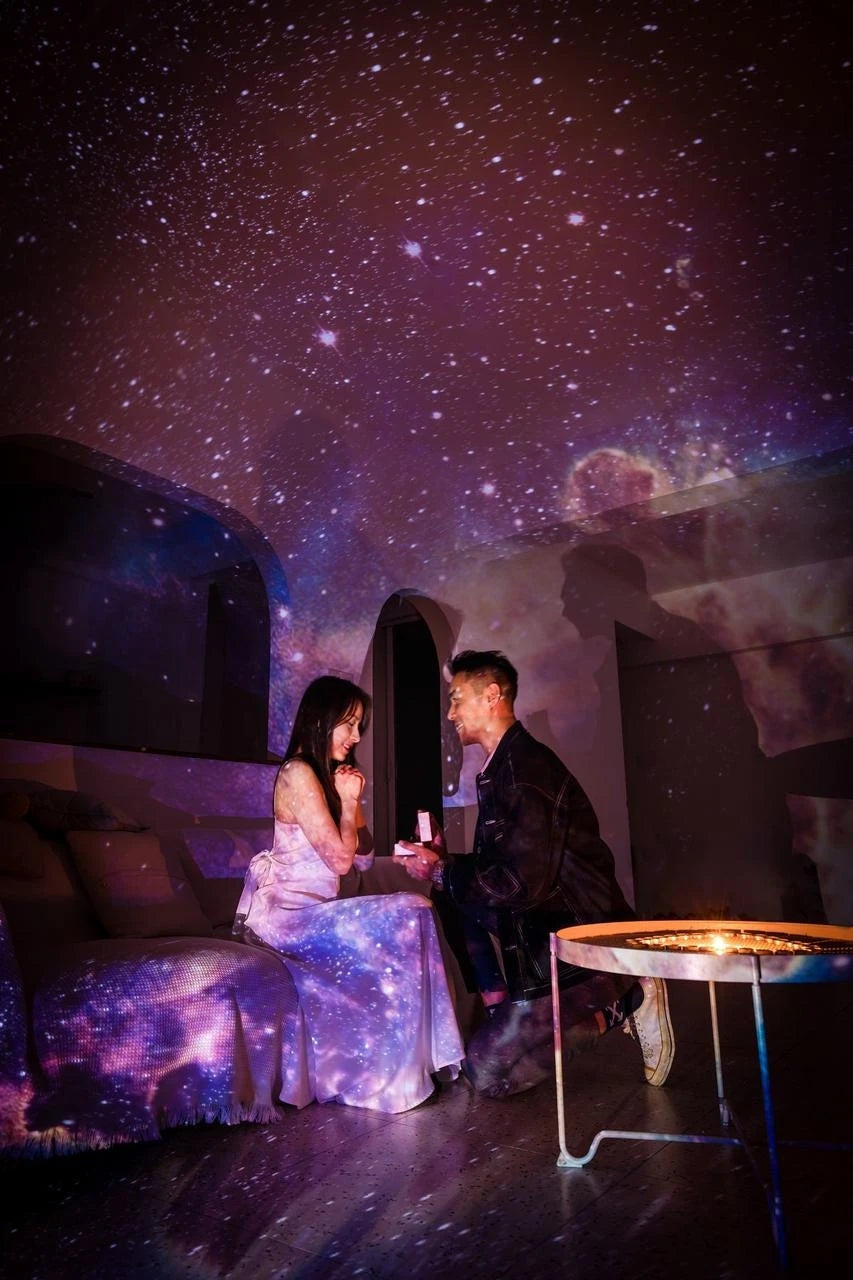 POCOCO Galaxy Projector Galaxy Light Projector Star Projector Night Light Lamp with High-Definition Soft Light for Children's