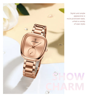 POEDAGAR Luxury Watch for Woman Waterproof Stainless Steel Quartz Ladies Watch High Quality Women's Watches Elegant Female Clock