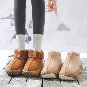 Resin Sole Snow Boots Women's Anti-leather Non-slip Wear-resistant